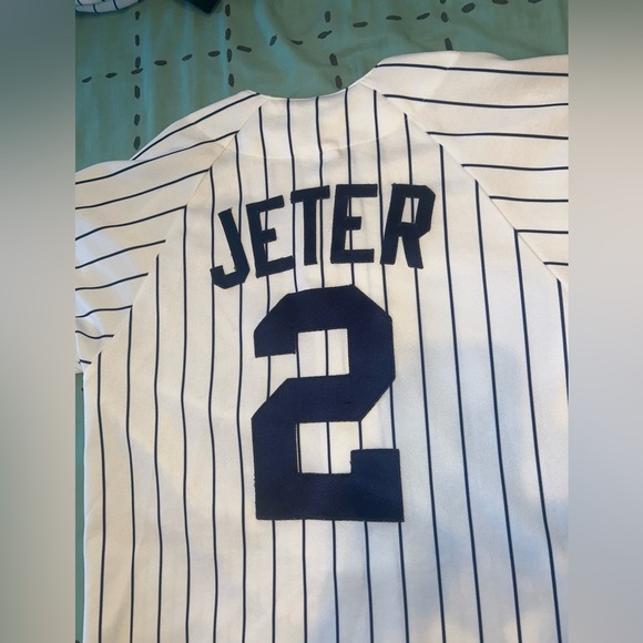MLB Derek Jeter World Series Majestic Jersey Size S - Picture 5 of 6